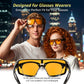 商品图片 7 | B0FWBV3SMZ | FEISEDY Oversized Square Fit Over Glasses Sunglasses for Men Women B0332