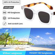 ÉÌƷͼƬ 34 | B0D7CC769X | FEISEDY Retro Square Sunglasses Women Men Trendy Rectangle Thick Frame Shades Classic Designer Sun Glasses B0198