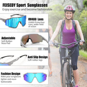 ÉÌƷͼƬ 29 | B0CTQ1VCY3 | FEISEDY Polarized Sports Sunglasses for Men Women, Baseball Cycling Fishing Sunglasses UV400 Protection B0134