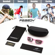 ÉÌƷͼƬ 35 | B0D1GDXPL3 | FEISEDY Kids Polarized Sunglasses TR90 Sports Cycling Glasses UV400 for Boys Girls Age 3-10 B0160