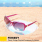 商品图片 20 | B0FZKDK786 | FEISEDY Polarized Sunglasses for Women Classic Vintage UV400 Shade | Trendy Square Wraparound Ladies Sun Glasses B0309