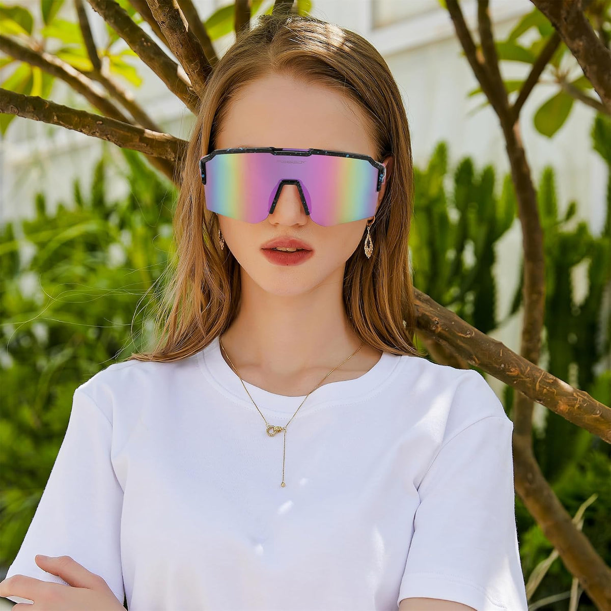 ÉÌƷͼƬ 10 | B0CVWYCSZS | FEISEDY Sports Sunglasses for Men Women Baseball Cycling Running Driving Glasses UV400 B0088