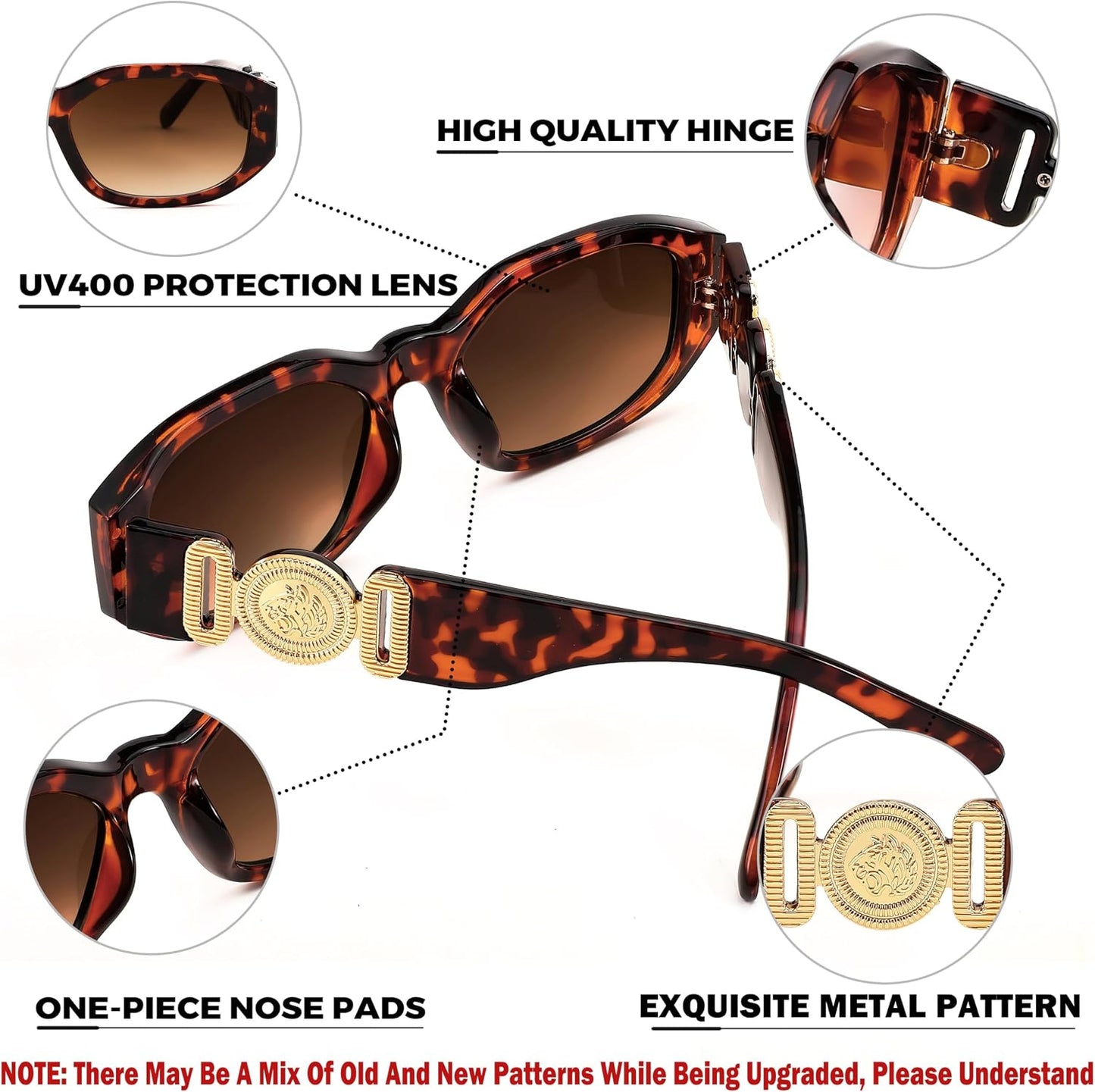 商品图片 43 | B0B5V7T75J | FEISEDY Retro Trendy Rectangle Sunglasses Women Men Narrow Shades B2322