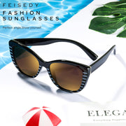 ÉÌƷͼƬ 23 | B07M9V125F | FEISEDY Polarized Vintage Sunglasses American Womens Square Jackie O Cat Eye Sunglasses B2451