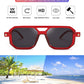 商品图片 100 | B09YTJ4FQZ | FEISEDY Vintage Square 70s Flat Aviator Sunglasses Women Men Classic Retro Stylish Frame UV400 Sunglasses B2622