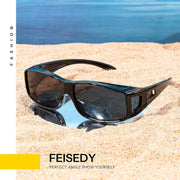 ÉÌƷͼƬ 18 | B089YRDYMP | FEISEDY Polarized Fit Over Glasses Sunglasses Men Women Wrap Around B2593