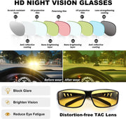 ÉÌƷͼƬ 32 | B089YRDYMP | FEISEDY Polarized Fit Over Glasses Sunglasses Men Women Wrap Around B2593