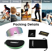 ÉÌƷͼƬ 6 | B0CTT71RHP | FEISEDY Polarized Sports Sunglasses for Men Women Youth Cycling Glasses Baseball Softball Sunglasses B2368