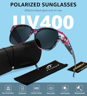 ÉÌƷͼƬ 54 | B0FRRPPHRW | FEISEDY Fit Over Glasses Polarized Sunglasses, UV400 Protection for Driving & Outdoor Activities B0328