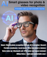ÉÌƷͼƬ 3 | B0G29CH5X1 | FEISEDY Smart Glasses, Bluetooth Audio Speaker, AI Translation, Voice Control,Unisex B0340