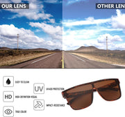 ÉÌƷͼƬ 28 | B0B2836HD6 | FEISEDY Sunglasses for Women Men, Fashion Mirrored Single Lens Shades