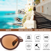 ÉÌƷͼƬ 24 | B0GYW69THN | FEISEDY Reading Glasses for Women Men Retro Oval Reader Sunglasses B1379