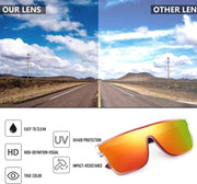 ÉÌƷͼƬ 39 | B0B2836HD6 | FEISEDY Sunglasses for Women Men, Fashion Mirrored Single Lens Shades
