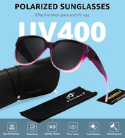 ÉÌƷͼƬ 73 | B0FRRPPHRW | FEISEDY Fit Over Glasses Polarized Sunglasses, UV400 Protection for Driving & Outdoor Activities B0328