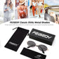 商品图片 13 | B0DGPQ2BTK | FEISEDY Retro Oval Sunglasses for Women Men Trendy Sun Glasses Classic Metal Shades UV400 Protection B0245
