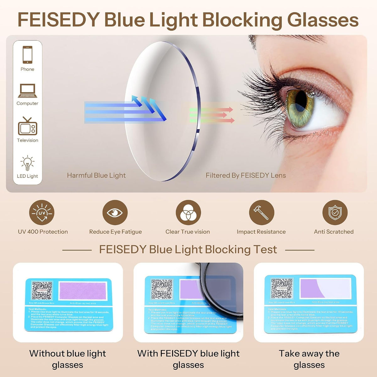ÉÌƷͼƬ 18 | B0GYW69THN | FEISEDY Reading Glasses for Women Men Retro Oval Reader Sunglasses B1379