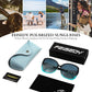 商品图片 14 | B0BJ71VZCB | FEISEDY Women's Fashion Sunglasses, Oversized Square Frame with Pearl Sparkling, Polarized UV Protection B2821