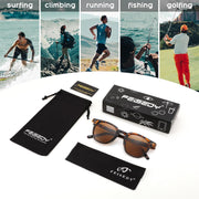 ÉÌƷͼƬ 23 | B0CCPBD9GS | FEISEDY Classic Polarized Sunglasses Retro Round Sunglasses for Women Men Trendy Shades B0002