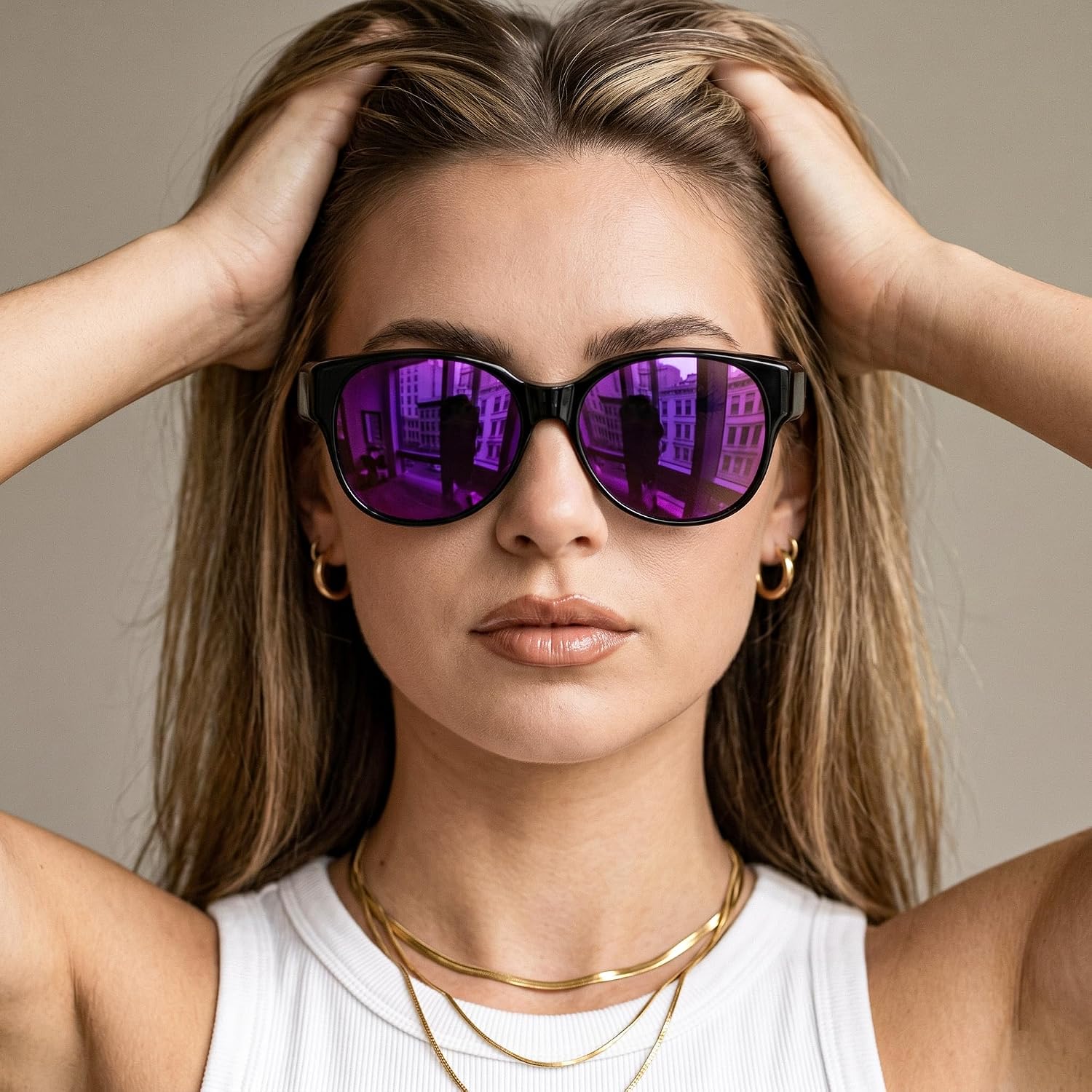 商品图片 62 | B0FRRT5Z37 | FEISEDY Fit Over Glasses Polarized Sunglasses, UV400 Protection for Driving & Outdoor Activities B0328