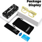 商品图片 14 | B0CDBH37B5 | FEISEDY Oversized Blue Light Glasses for Women Men TR90 Retro Square Anti Eyestrain Glasses Rectangle Fashion Frame B0037