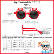 ÉÌƷͼƬ 53 | B0CQBTQZFP | FEISEDY Baby Polarized Round Sunglasses Flexible Rubber Shades with Strap for Infant Toddler Newborn Age 0-24 Months B0060