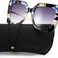 商品图片 102 | B08HVPGJW5 | FEISEDY Sunglasses Womens Trendy, Oversized Square Shades, Pearl Inlay Cat Eye Frame UV400 Protection B2625
