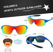 ÉÌƷͼƬ 11 | B0CZ7Y96D2 | FEISEDY Polarized Sports Sunglasses for Kids Youth Baseball Cycling Running Glasses for Boys Girls Age 3-12 B0142