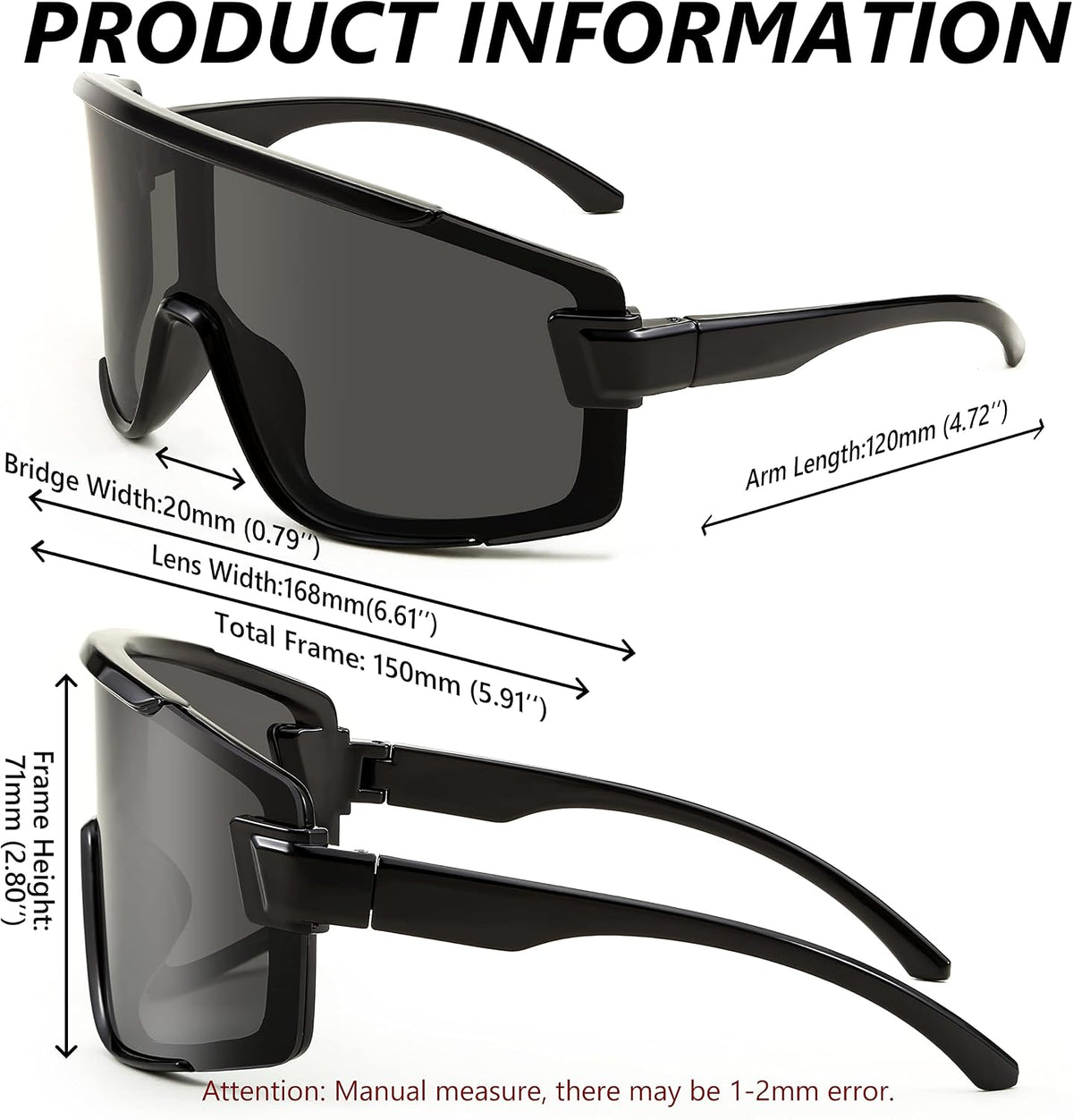 ÉÌƷͼƬ 42 | B0B45K1FS2 | FEISEDY Cycling Glasses Men Women Sport Sunglasses 80s ski Goggles Driving Fishing Biking Sunglasses UV Protection B2944