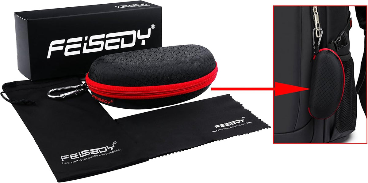 ÉÌƷͼƬ 7 | B07JZ18KMZ | FEISEDY Kids Polarized Sports Sunglasses, TR90 UV400 Baseball Cycling