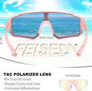 ÉÌƷͼƬ 11 | B0D95W5582 | FEISEDY Kids Sunglasses Youth Baseball Polarized Sunglasses Sports Lightweight TR90 Frame Boys Girls Cycling B0213