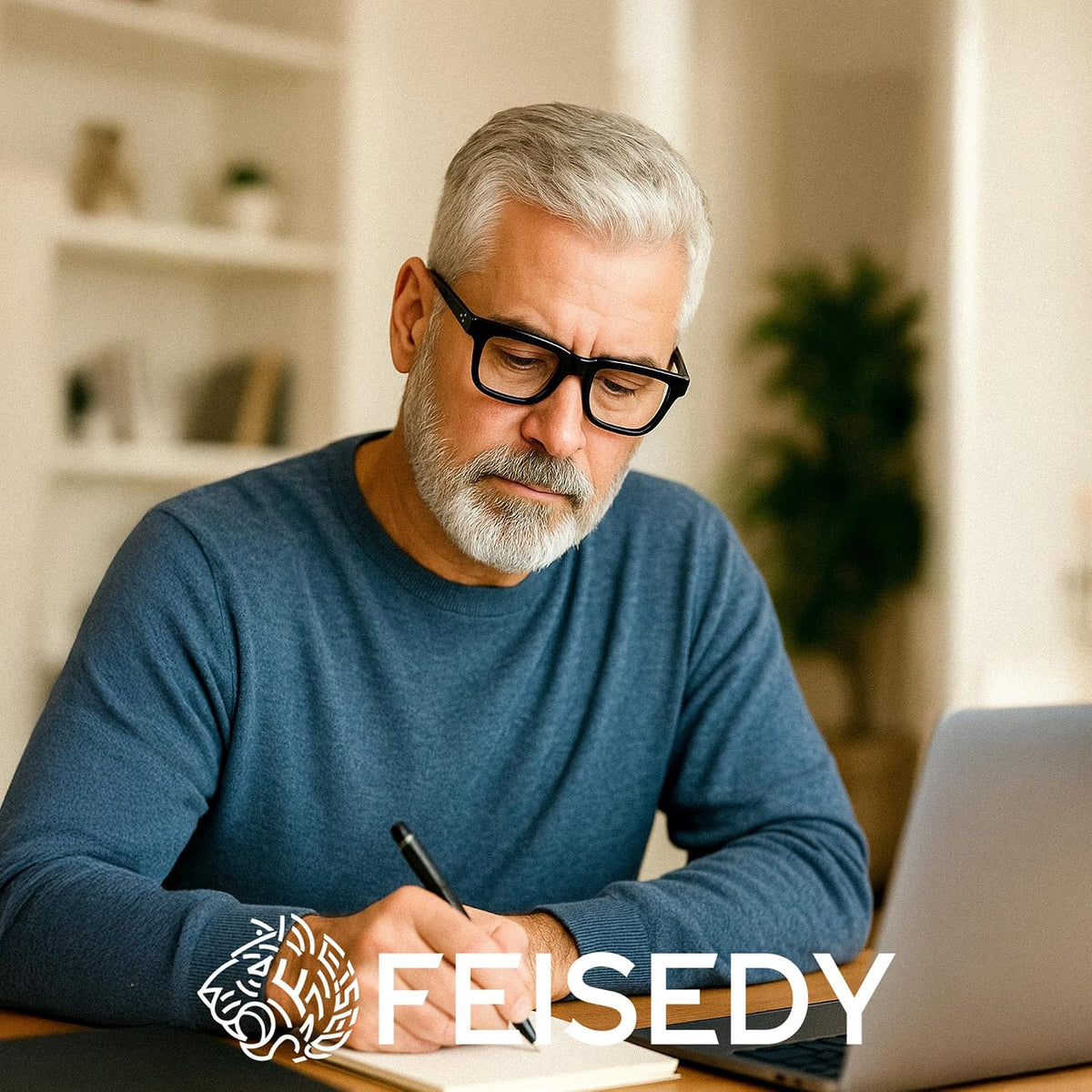 ÉÌƷͼƬ 31 | B0F7HQL9ND | FEISEDY 6/5 Pack Classic Reading Glasses Rectangular Readers B0297