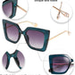 商品图片 68 | B08HVPGJW5 | FEISEDY Sunglasses Womens Trendy, Oversized Square Shades, Pearl Inlay Cat Eye Frame UV400 Protection B2625