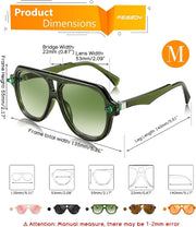 ÉÌƷͼƬ 7 | B0CDGNN3ZN | FEISEDY Vintage 70s Aviator Sunglasses Men Women Classic Retro Trendy Large Frame UV400 Sun Glasses B0030