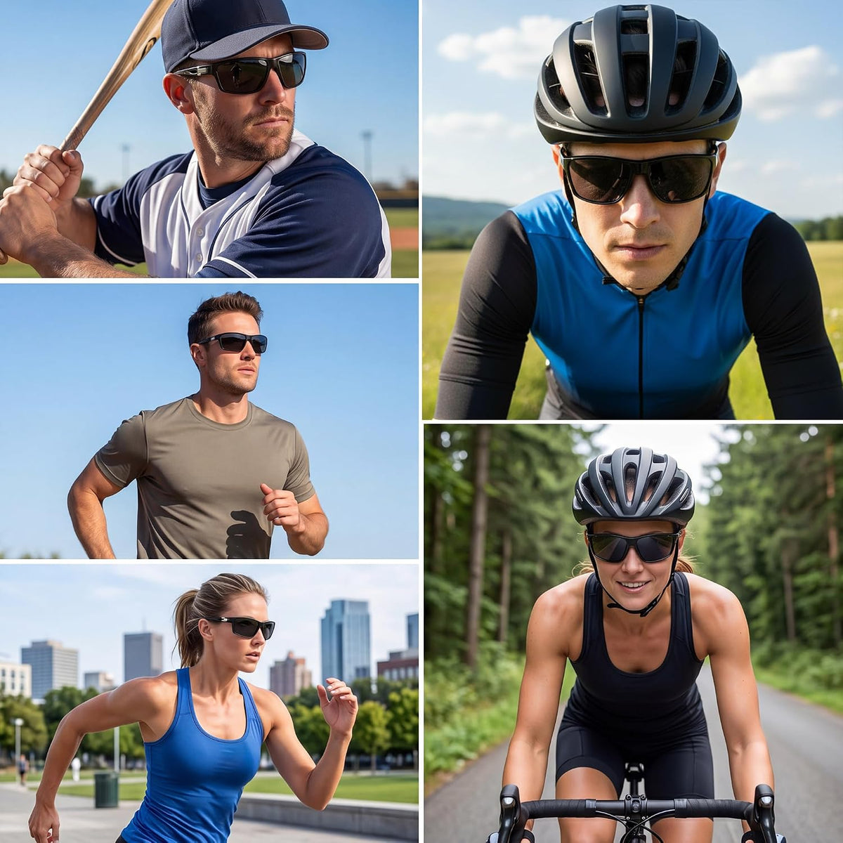 ÉÌƷͼƬ 14 | B0GZTNR5BZ | FEISEDY Sport Sunglasses Polarized UV400 Protection for Men Women B1389