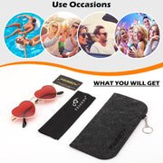 ÉÌƷͼƬ 70 | B0BP6HX1R6 | FEISEDY Polarized Heart Sunglasses Women Men Metal Frame Cute Lovely Glasses UV400 Protection B2375