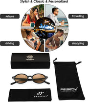 ÉÌƷͼƬ 81 | B0DTHVTKB5 | FEISEDY Retro Oval Sunglasses for Women 90s Narrow Round Lightweight Shades Y2k Trendy Sunnies B1171