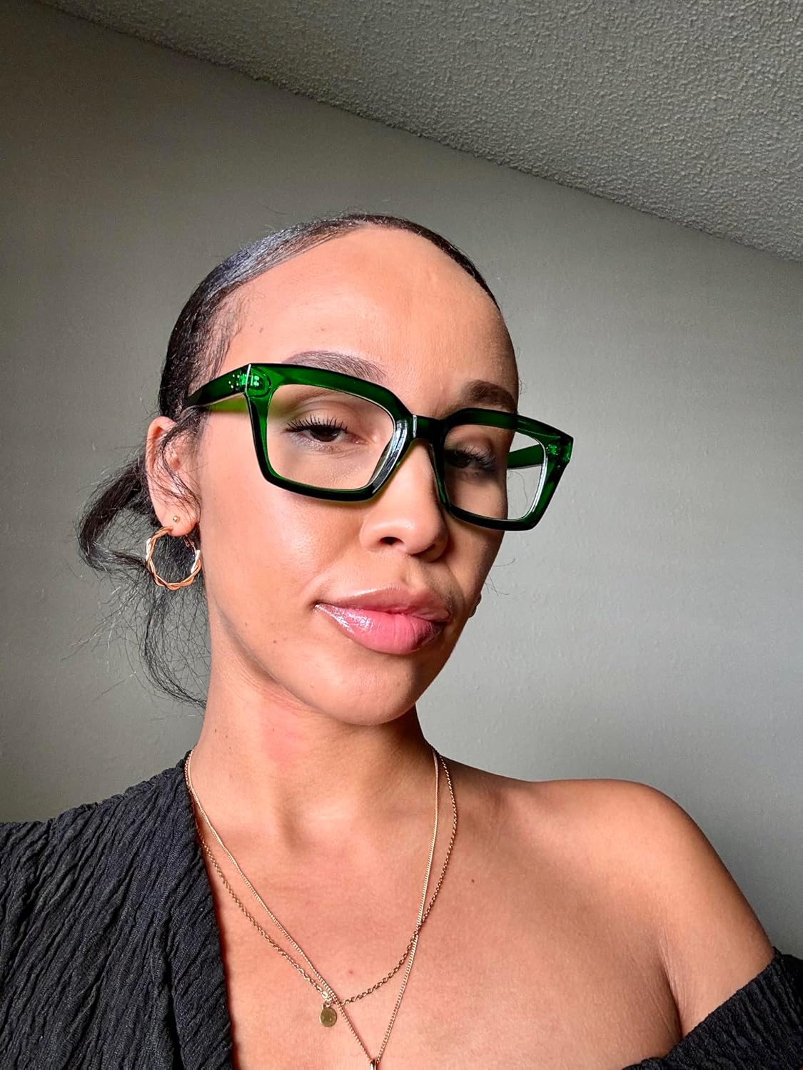 ÉÌƷͼƬ 10 | B082SGFPVF | FEISEDY Glasses Frame Womens, Square Thick Eyeglasses Frame, Classic Eyewear for Men B2461