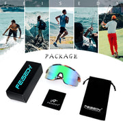 ÉÌƷͼƬ 30 | B0B45K1FS2 | FEISEDY Cycling Glasses Men Women Sport Sunglasses 80s ski Goggles Driving Fishing Biking Sunglasses UV Protection B2944