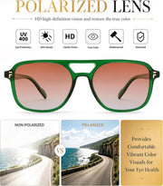 ÉÌƷͼƬ 60 | B0H2V9BFS5 | FEISEDY Retro Polarized Aviator Square Sunglasses for Women Men UV400 B0357