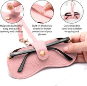 商品图片 20 | B0FGXSC9RB | FEISEDY Soft Leather Sunglass Case-Slim Portable Glasses Holder for Women