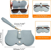 ÉÌƷͼƬ 14 | B0CFPRPTDG | FEISEDY 2Pack Soft Leather Sunglass Bag, Portable Holder Eyeglasses Case