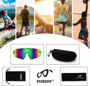 ÉÌƷͼƬ 21 | B0BQLPB8JV | FEISEDY Sports Sunglasses for Men and Women, UV400 Protection Outdoor Cycling Driving Fishing Glasses B2987