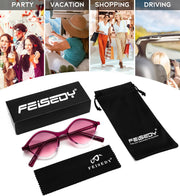 ÉÌƷͼƬ 7 | B0DJ6Y4Z5K | FEISEDY Sunglasses Womens Trendy Rectangle Retro Y2K Classic Sun Glasses Fashion Square UV400 Protection B0235