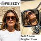 商品图片 2 | B0H1WK6BZT | FEISEDY Retro Aviator Polarized Sunglasses Men Women Trendy Square B0433