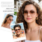 商品图片 2 | B0GXMV1N2N | FEISEDY Retro Aviator Sunglasses for Women Men Square Sunnies 70s Pilot Style Lightweight UV400 Shades B0421
