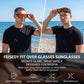 商品图片 11 | B0H2Z4Q1KM | FEISEDY Fit Over Glasses Polarized Sunglasses for Men Women B0456