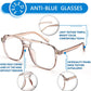 商品图片 74 | B0C6ZZXZ3F | FEISEDY Blue Light Glasses for Women Men Oversized Pilot Lightweight B2866