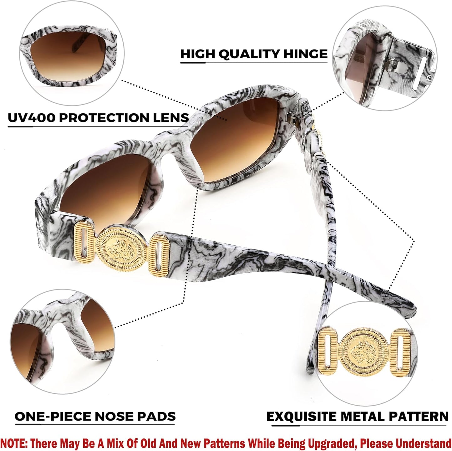 商品图片 51 | B0B5V7T75J | FEISEDY Retro Trendy Rectangle Sunglasses Women Men Narrow Shades B2322