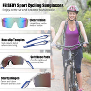 ÉÌƷͼƬ 31 | B0CVWYCSZS | FEISEDY Sports Sunglasses for Men Women Baseball Cycling Running Driving Glasses UV400 B0088