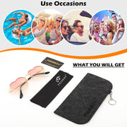 ÉÌƷͼƬ 13 | B0BP6HX1R6 | FEISEDY Polarized Heart Sunglasses Women Men Metal Frame Cute Lovely Glasses UV400 Protection B2375